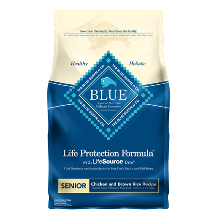 Blue Buffalo Life Protection Formula Senior Dog Food with Chicken and