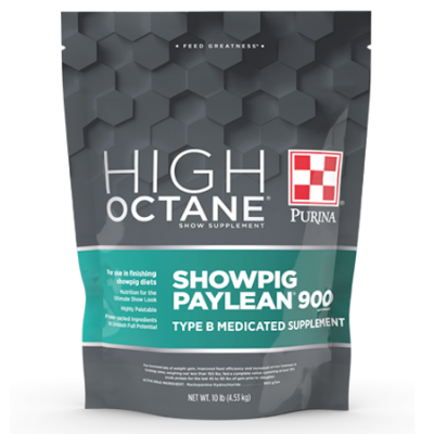 Purina High Octane Showpig Paylean 900 Medicated Supplement :: Arcola Feed