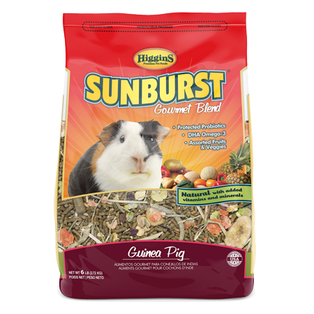 View of Sunburst Gourmet Blend Guinea Pig Feed - Arcola Feed
