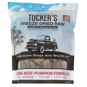 Tucker's Freeze Dried Raw Dog Food, Pork, Beef & Pumpkin Formula