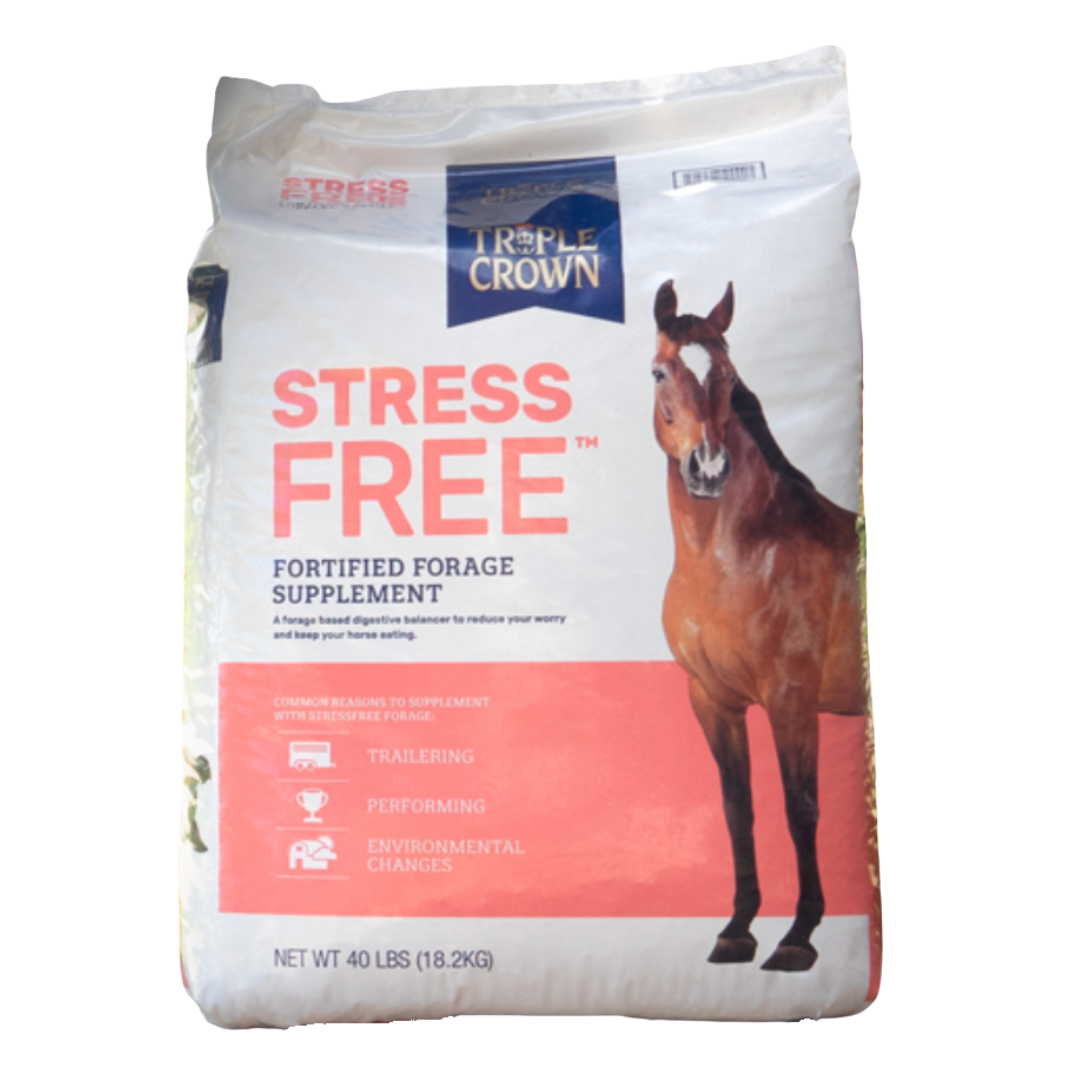 bag of Triple Crown StressFree Fortified Forage